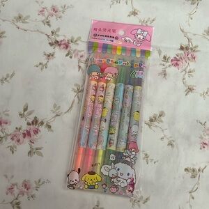 Sanrio Family Double Sided Highlighters